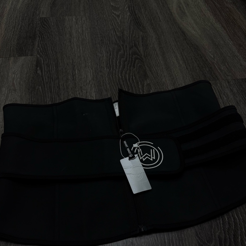 Black Waist Trainer with Logo